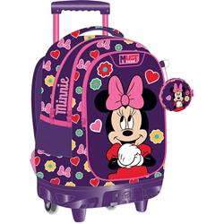 BACKPACK TROLLEY 34X20X44 3CASES MINNIE CUTIE