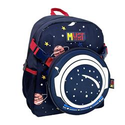 School Backpack Kindergarten Must Team Space 1 Case with Detachable Waist and Shoulder Bag