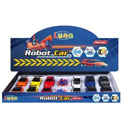 ROBOT METAL CAR LUNA 1:38