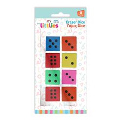 ERASER DICE 8PCS THE LITTLIES