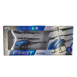 REMOTE CONTROL HELICOPTER 39X6X16CM 2COL LUNA