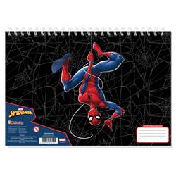 PAINTING BLOCK A4  30SH 2DES SPIDERMAN