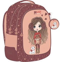 ΤΣΑΝΤΑ ΠΛΑΤΗΣ MUST TEAM 32Χ18Χ43ΕΚ 3ΘΗΚΕΣ GIRL IN WINTER WITH FUR