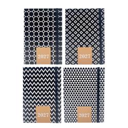 AGENDA DAILY 12X17CM 4DESIGNS RIVER MUST TEAM BLACK AND WHITE