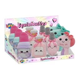 PLUSH BEAUTY ACCESSORIES 23CM SQUISHCUTIES 6DES LUNA