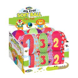 Rattle Ball Luna Toys 13cm. 2 Designs