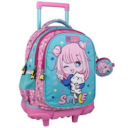 School Trolley Backpack Must Team Smile 3 Cases