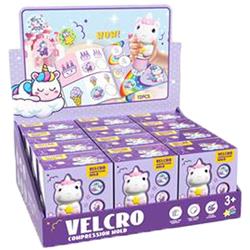 STICKERS WITH SEAL SET 100PCS UNICORN 10X6X11,8CM LUNA