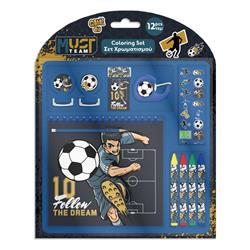 ΣΕΤ ΧΡΩΜΑΤΙΣΜΟΥ 12ΤΕΜ 17.5X18.5X2 MUST TEAM ΑΓΟΡΙ