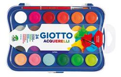 WATERCOLORS GIOTTO 12 PCS SET w/BRUSH