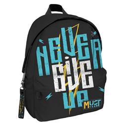 Backpack Must Inspiration Never Give Up Colored Inside 1 Main Case