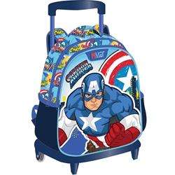 BACKPACK TROLLEY 27Χ10Χ31 2CASES  CAPTAIN AMERICA