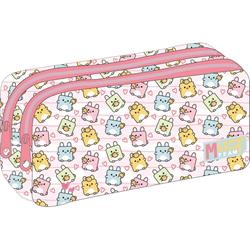 PENCIL CASE MUST TEAM ENERGY 21X6X9CM 2ZIPPERS LITTLE BUNNIES