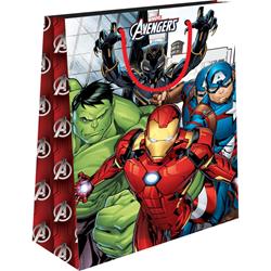PAPER GIFT BAG 33X45X12CM AVENGERS