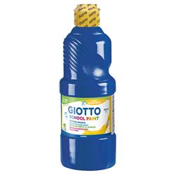 GIOTTO SCHOOL PAINT 500 ml bottle -blue