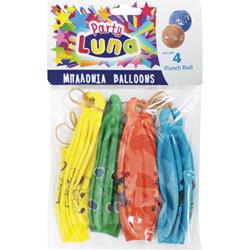 BALLOONS PUNCH 4PCS 40CM