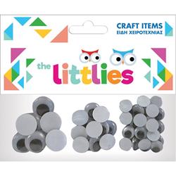 WIGGLE EYES  8x20mm-12x15mm-28x12mm  48PCS THE LITTLIES