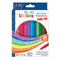 MARKERS 12PCS FINE TIP THE LITTLIES