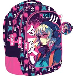 BACKPACK MUST TEAM 32Χ18Χ43 3CASES ANIME