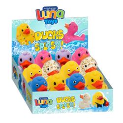 Rubber Duck Luna Toys 10x8x9cm. 6 Designs