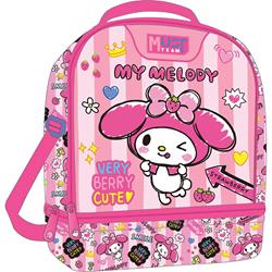 ΤΣΑΝΤΑΚΙ ΦΑΓΗΤΟΥ 22Χ16Χ28ΕΚ ΙΣΟΘΕΡΜΙΚΟ MY MELODY PINK BOW