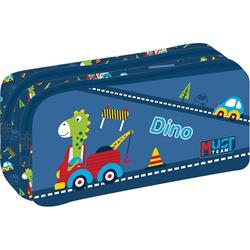 PENCIL CASE MUST TEAM ENERGY 21Χ6Χ9 2ZIPPERS LITTLE DINO