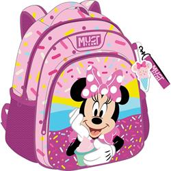 BACKPACK 27X10X31CM 2CASES MINNIE MOUSE PINK