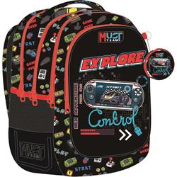 BACKPACK MUST TEAM 32X26X43CM 4CASES GAME