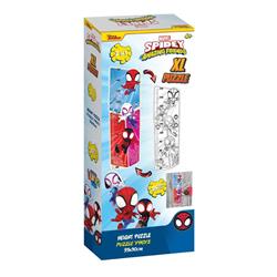 Παζλ Μέτρησης ύψους XL Spidey And His Amazing Friends Luna Toys Χρωματισμού 2 όψεων 25 Τμχ. 95x30 εκ