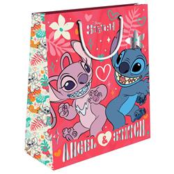 ΣΑΚΟΥΛΑ ΔΩΡΟΥ ΧΑΡΤΙΝΗ 26X12X32 LILO & STITCH ΜΕ FOIL