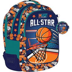 BACKPACK MUST TEAM 32Χ18Χ43 3CASES BASKETBALL