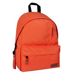 BACKPACK MUST TEAM MONOCHROME CLASSIC 32X17X42 SINGLE POCKET ORANGE WITH GREEN