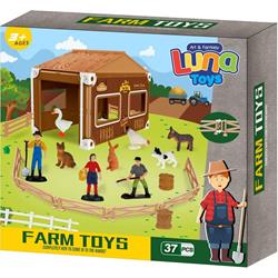 FARM ANIMALS SET 2DES 28X4,5X26CM LUNA