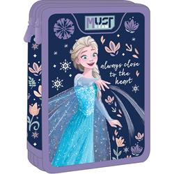 DOUBLE DECKER PENCIL CASE FILLED 15X5X21 FROZEN ALWAYS CLOSE TO HEART