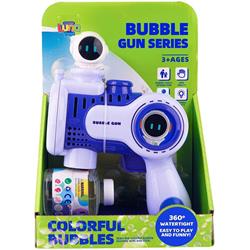 BUBBLE GUN ROBOT WITH LIGHT 14,5X7X20CM LUNA