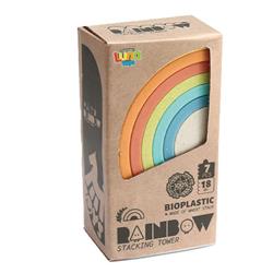 Stacking Tower Rainbow 7Pcs Luna Toys 15,5x8,3x5,5cm.