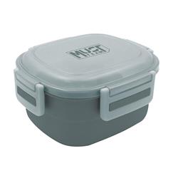 Lunch Box Must Team 1300ml PP Plastic with fork - spoon and ice pack in 2 Colors