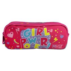 Σχολική Κασετίνα Βαρελάκι Must Team Girl Power 2 Θήκες