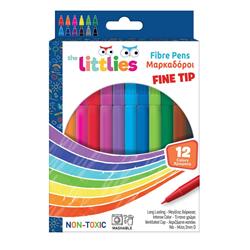 MARKERS 12PCS FINE TIP THE LITTLIES