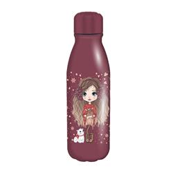WATER CANTEEN ALUMINIUM  500ML 6Χ22CM MUST TEAM WINTER GIRL