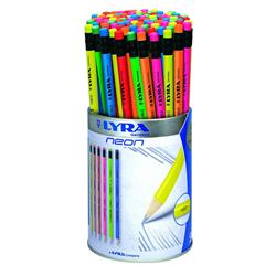 LYRA NEON graphite pencil Pot 96 pcs