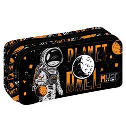 PENCIL CASE MUST TEAM 21Χ6Χ9 2ZIPPERS PLANET BALL