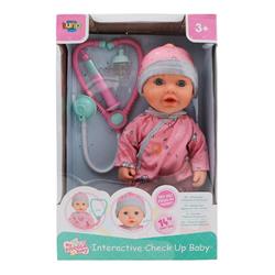 Baby Doll 35cm. Interactive with Doctor Set Luna Toys