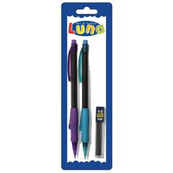 BLISTER MECHANICAL PENCILS - LEADS *2PCS LUNA