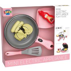 FRYING PAN PINK WITH SOUND AND FOOD CHANGING COLOR 30,8X7,2X25,5CM LUNA