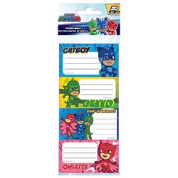 STICKER LABELS PJ MASKS 20PCS 5SHEETS