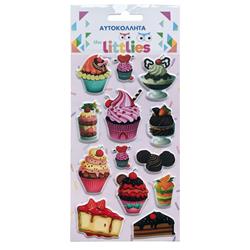 STICKERS 10X22CM CAKES THE LITTLIES