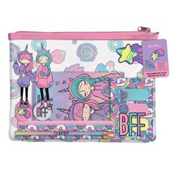 STATIONERY SET MUST IN PVC BAG GIRL