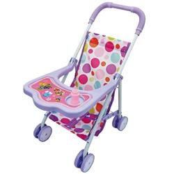 DOLL STROLLER IRON 26X46X47CM PURPLE LUNA