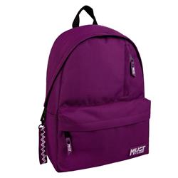 BACKPACK MUST TEAM MONOCHROME CLASSIC 32X17X42 SINGLE POCKET VIOLET WITH LILA